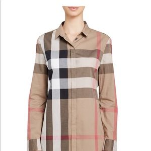 BURBERRY CHECK PRINT SHIRT